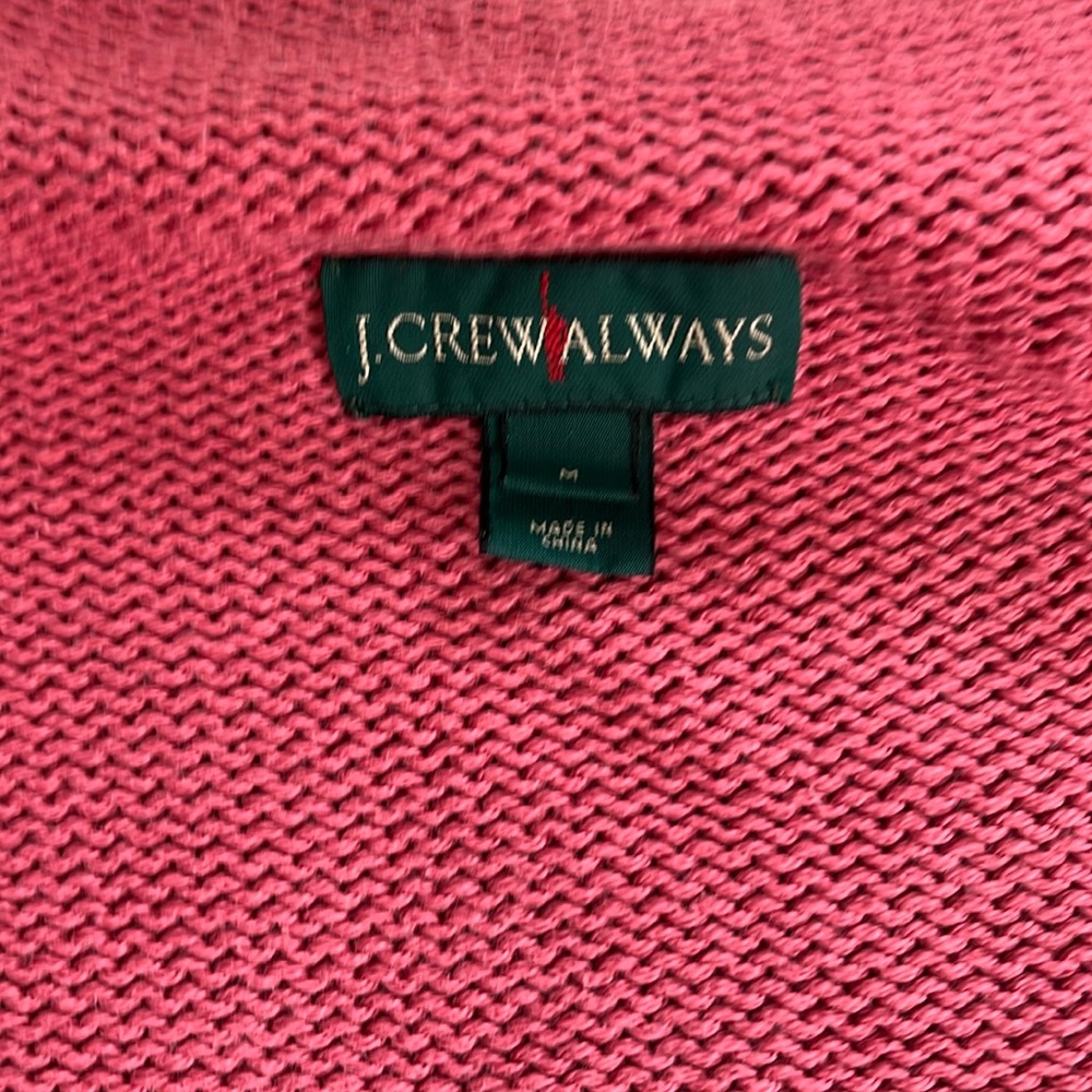 J Crew Always Nantucket Red roll neck sweater. Size M, though fit is more like L